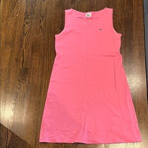 Lacoste Girls Vibrant Pink Sleeveless Dress